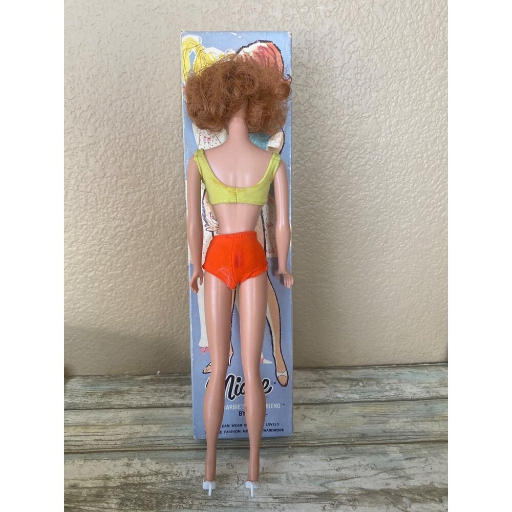 Vintage Original 1962 Barbie Midge Titian Doll #860 w/Swimsuit Shoes & Box - Picture 2 of 16